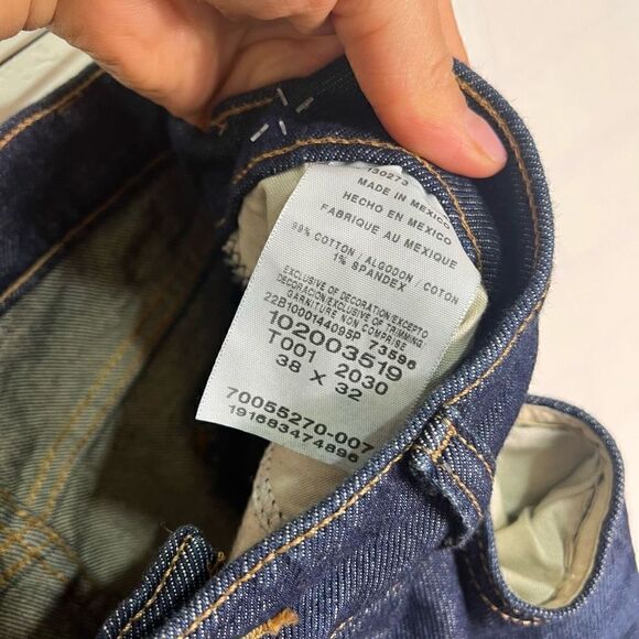 Lee Mens slim fit jeans size 38x32 Dark Wash - Picture 5 of 10